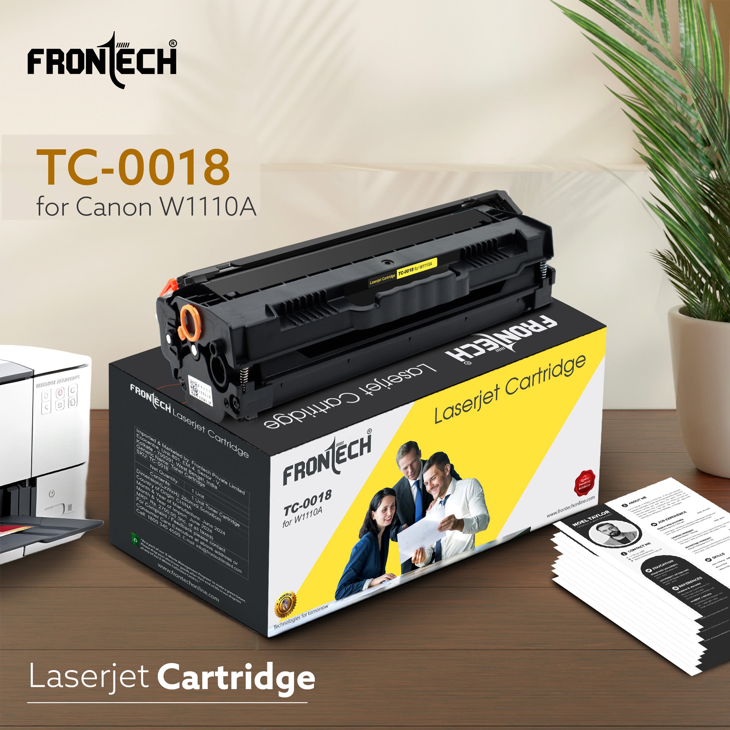 Frontech W1110A Toner Cartridge | Compatible with HP Laser 108 & MFP 136 Series (TC-0018) Frontech W1110A Toner Cartridge | Compatible with HP Laser 108 & MFP 136 Series (TC-0018)
